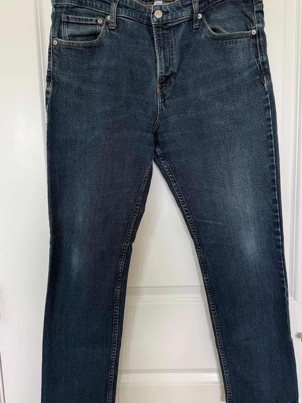 Calvin Klein Jeans Men's Slim Straight Dark Blue Denim